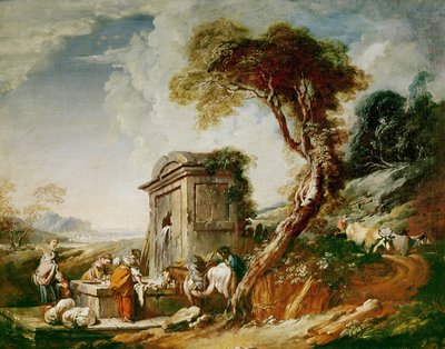 Die Wäscherinnen, ca. 1730 von François Boucher